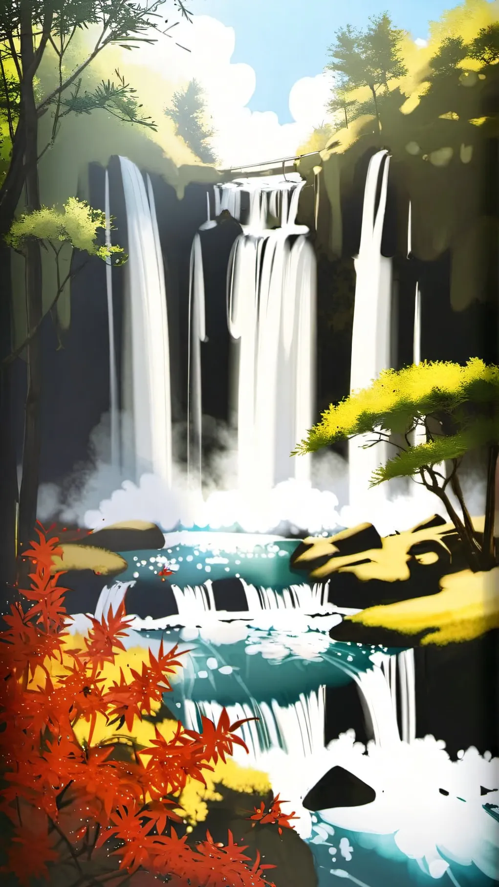 ai character: Universal Collab background