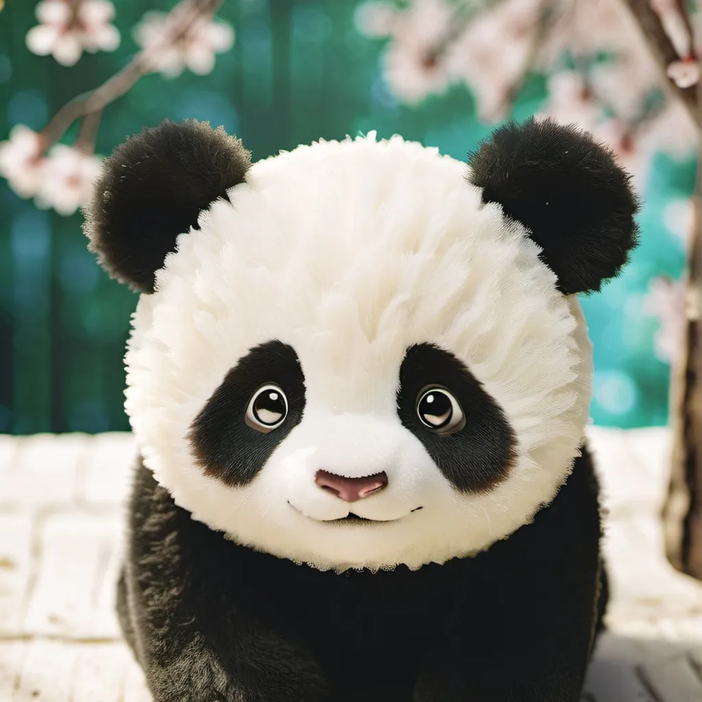 chat with ai character: happy asking panda