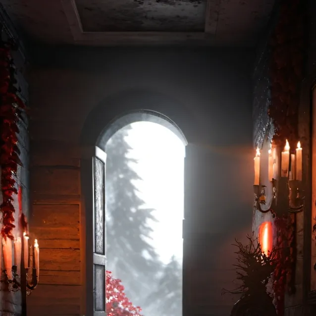 chat with ai character: Mysterious house