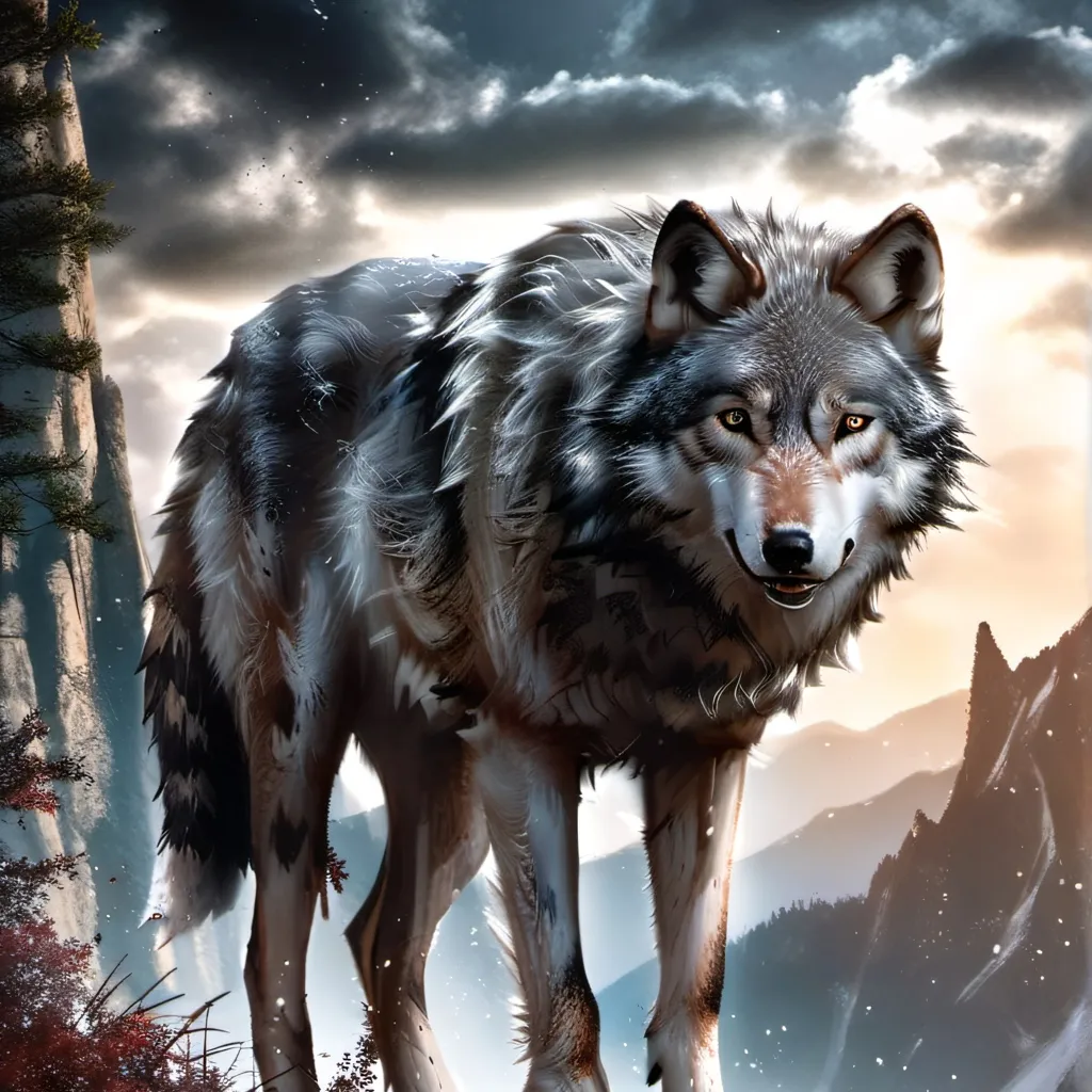 chat with ai character: the giant wolf 