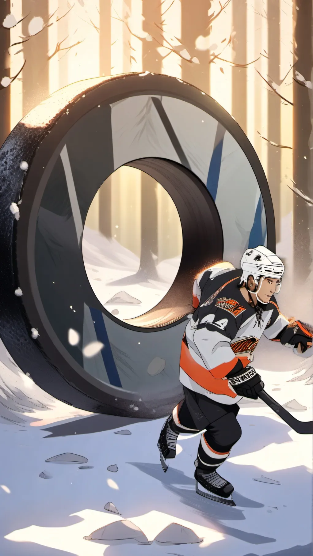 ai character: hockey wally background