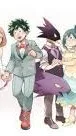 ai character: MHA prom background