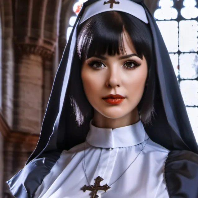 chat with ai character: Larkin nun