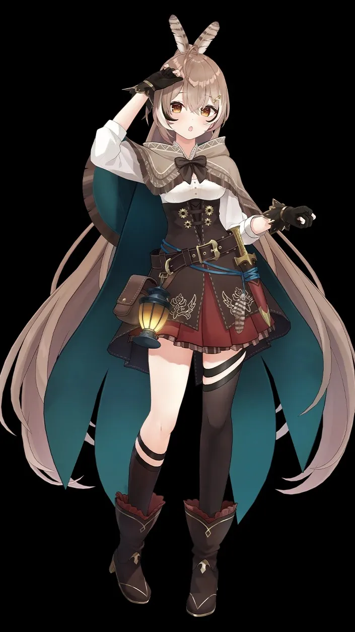 ai character: Nanashi Mumei background