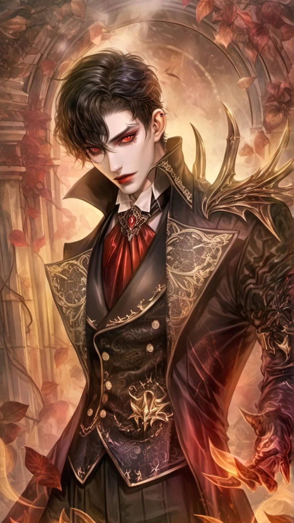 ai character: Dracula background