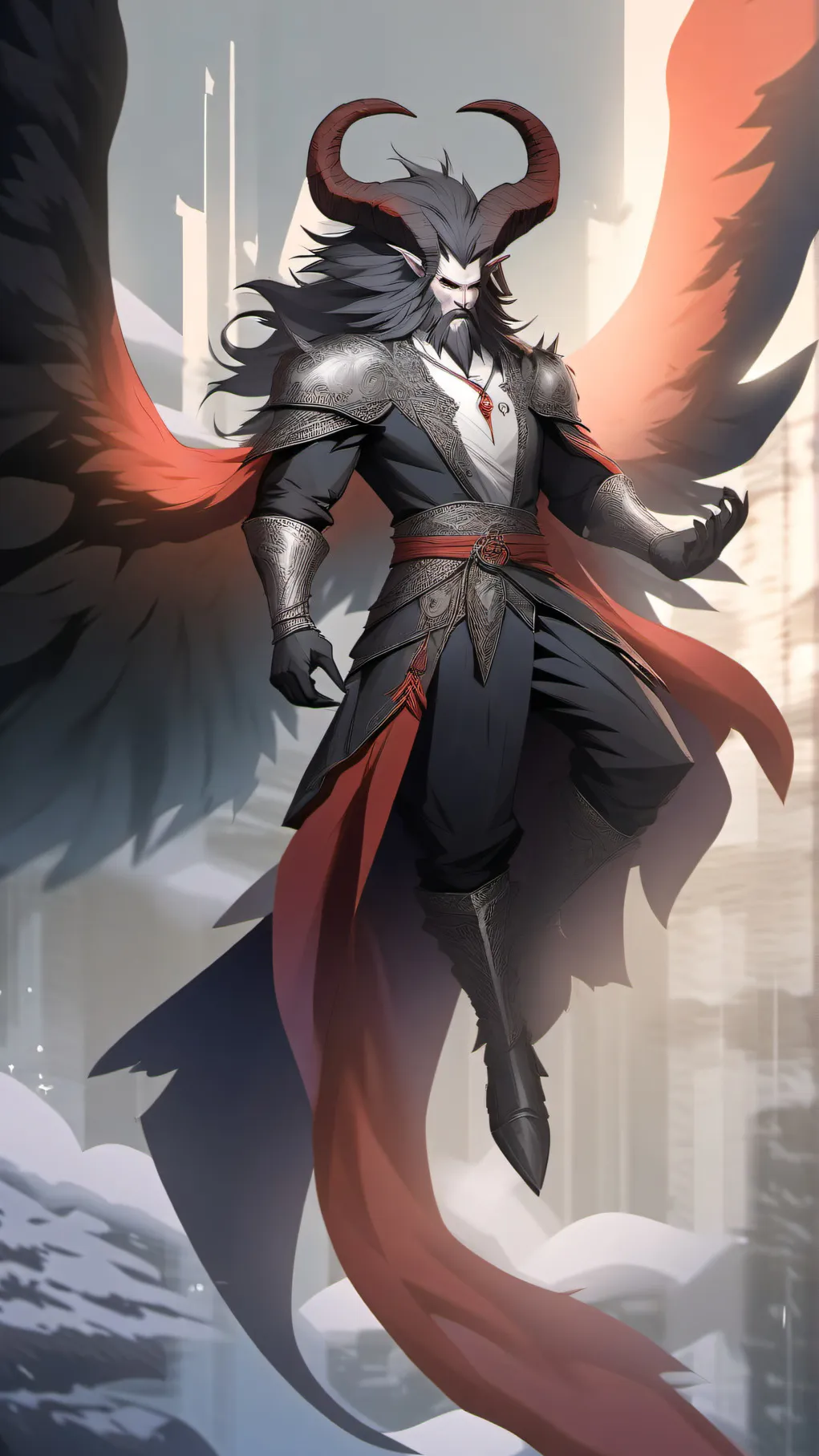 ai character: Demon King background