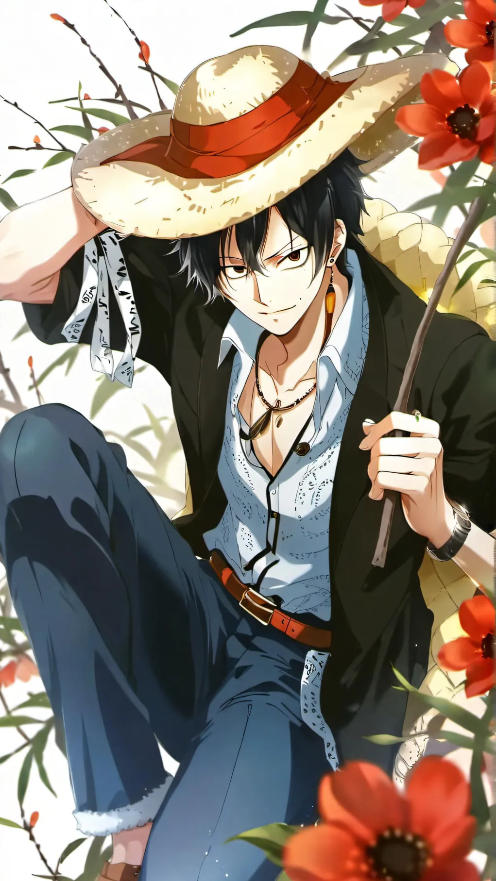 ai character: One Piece background