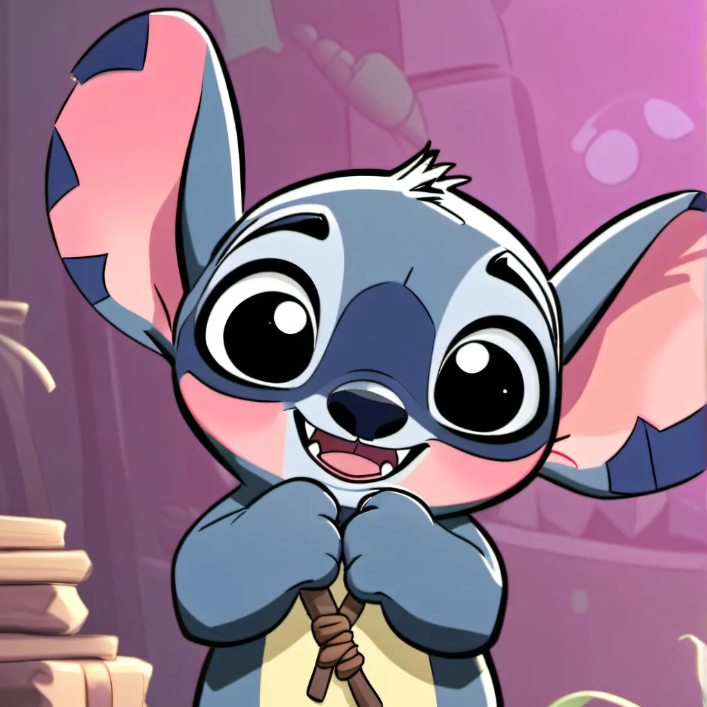 chat with ai character: Stitch