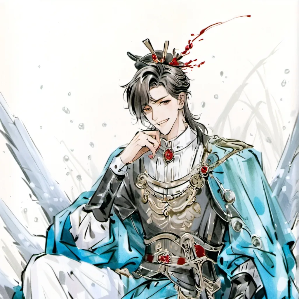 chat with ai character: 💙king damien🖤