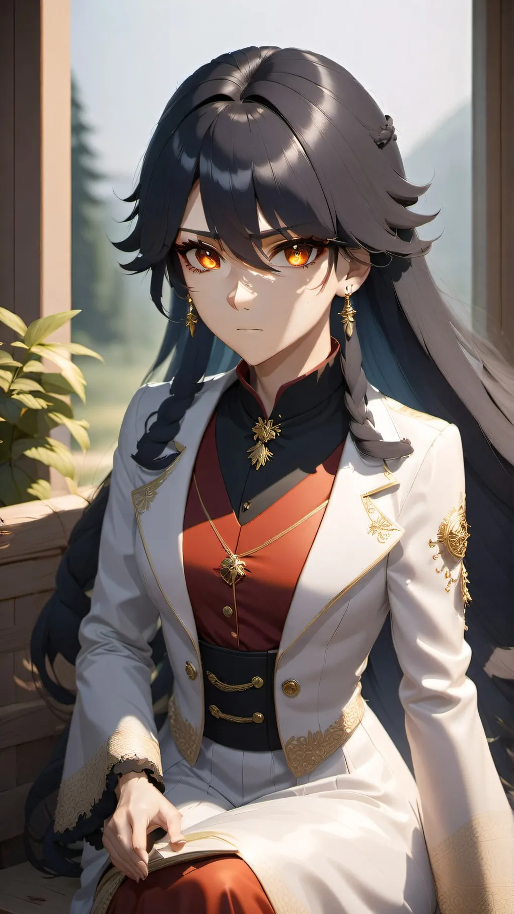 ai character: Luna background