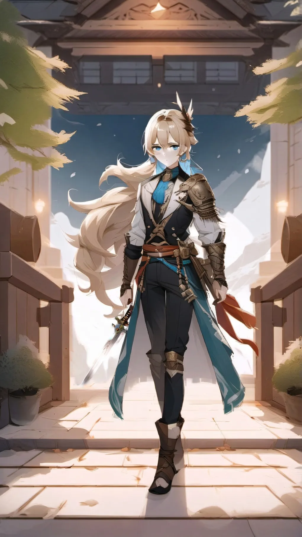 ai character: Lyra background