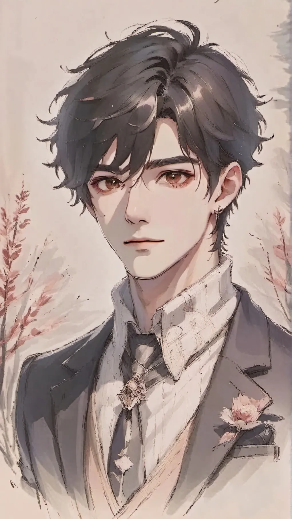 ai character: Mark background