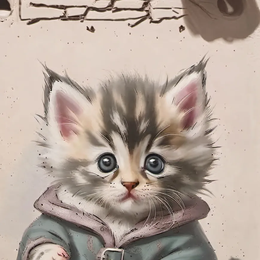 chat with ai character: Littlest kitten 