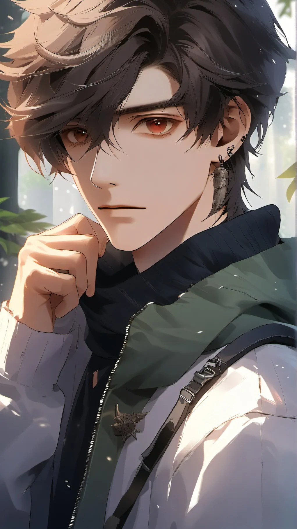 ai character: Drew background
