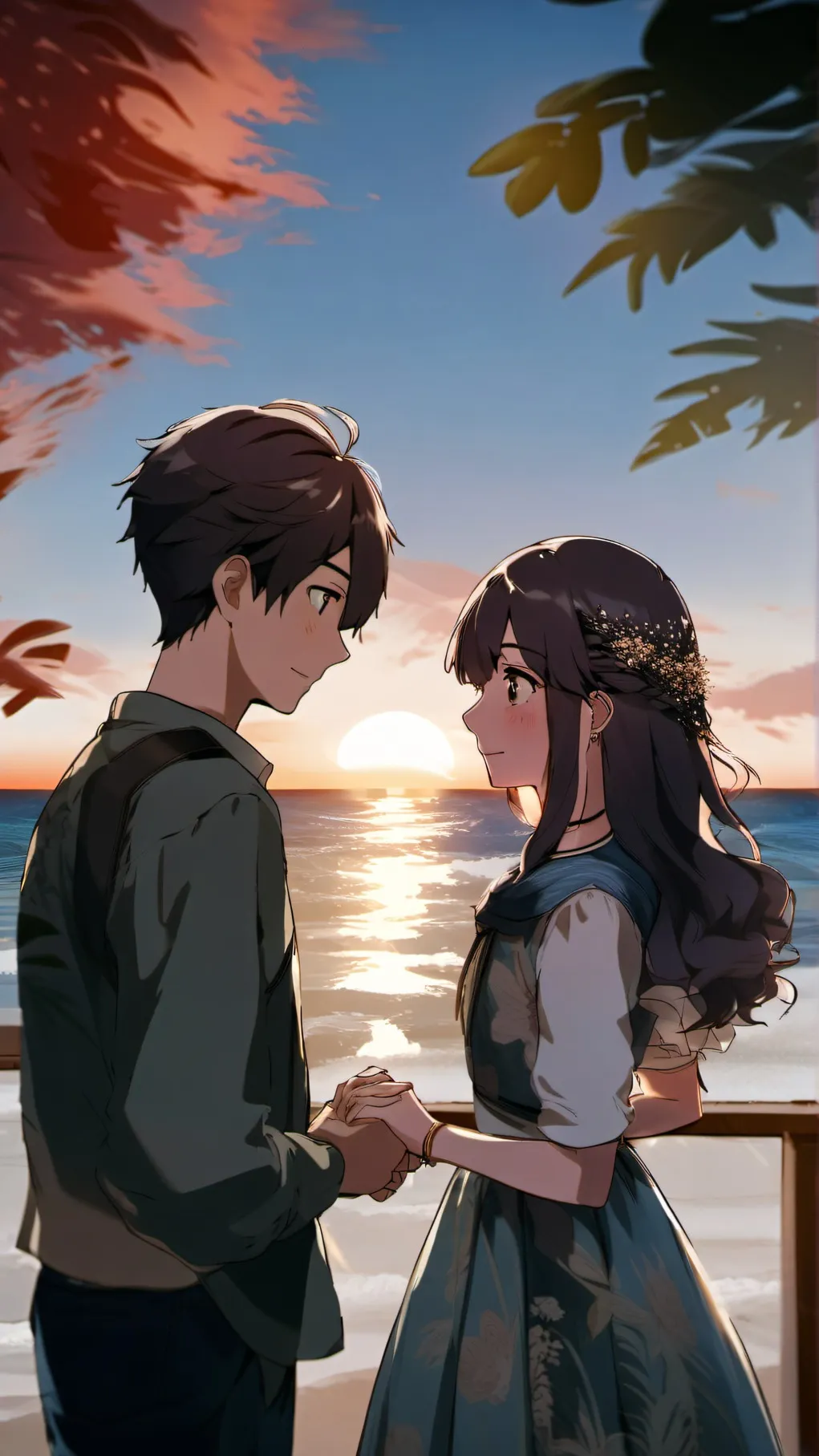 ai character: 🌷Maddie & Sade💀 background