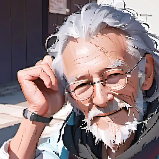 chat with ai character: old moron