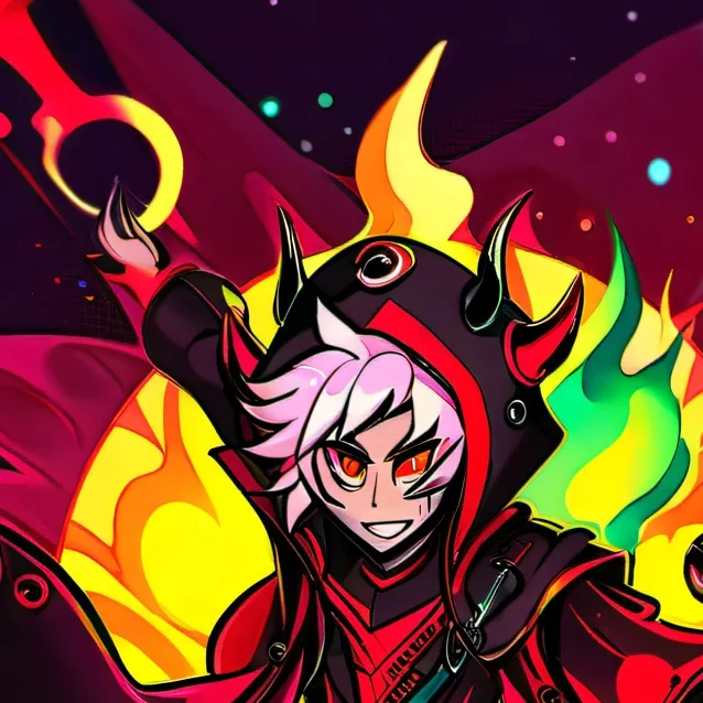 chat with ai character: Alastor has a cone