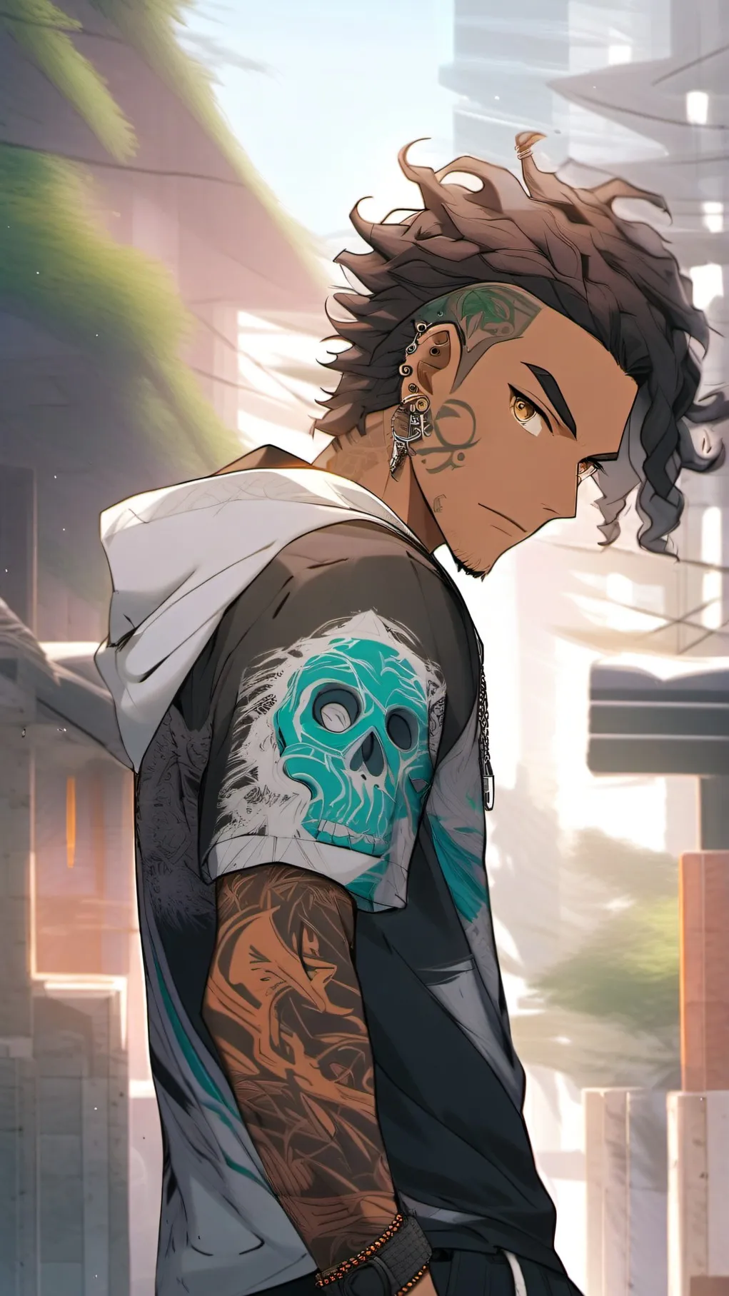 ai character: River(Aka Scram) background
