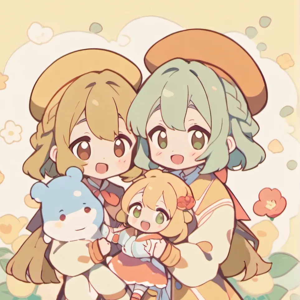 chat with ai character: Chibi Gay family 2