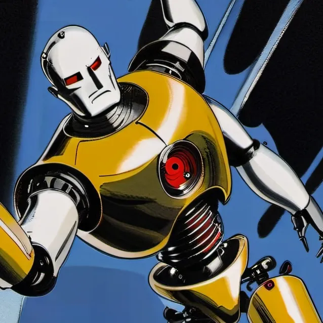chat with ai character: robot