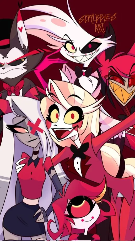 ai character: Hazbin hotel background