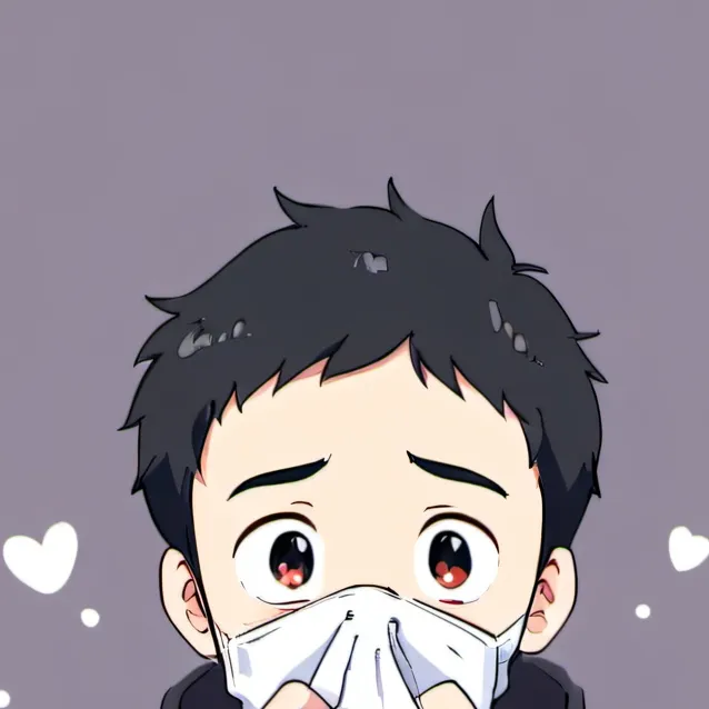 chat with ai character: crying guy