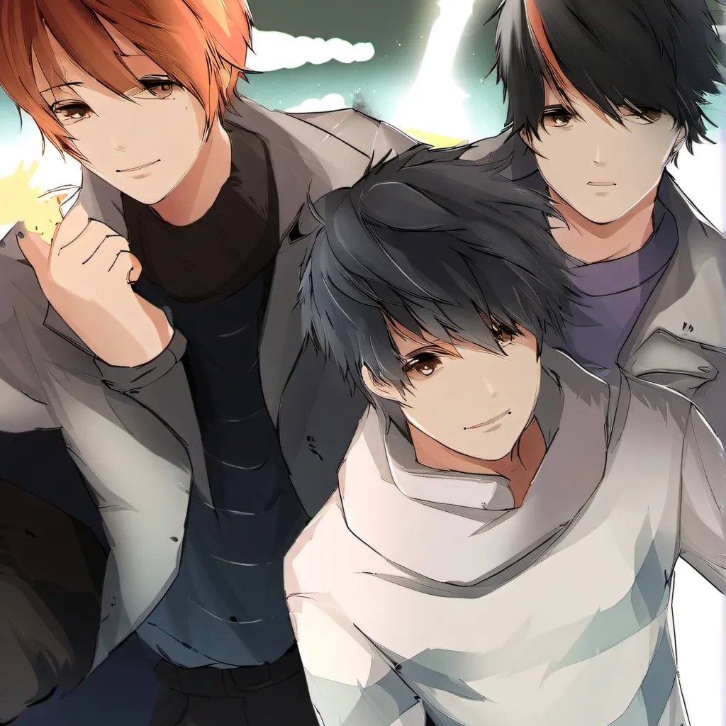 chat with ai character: 3 boys