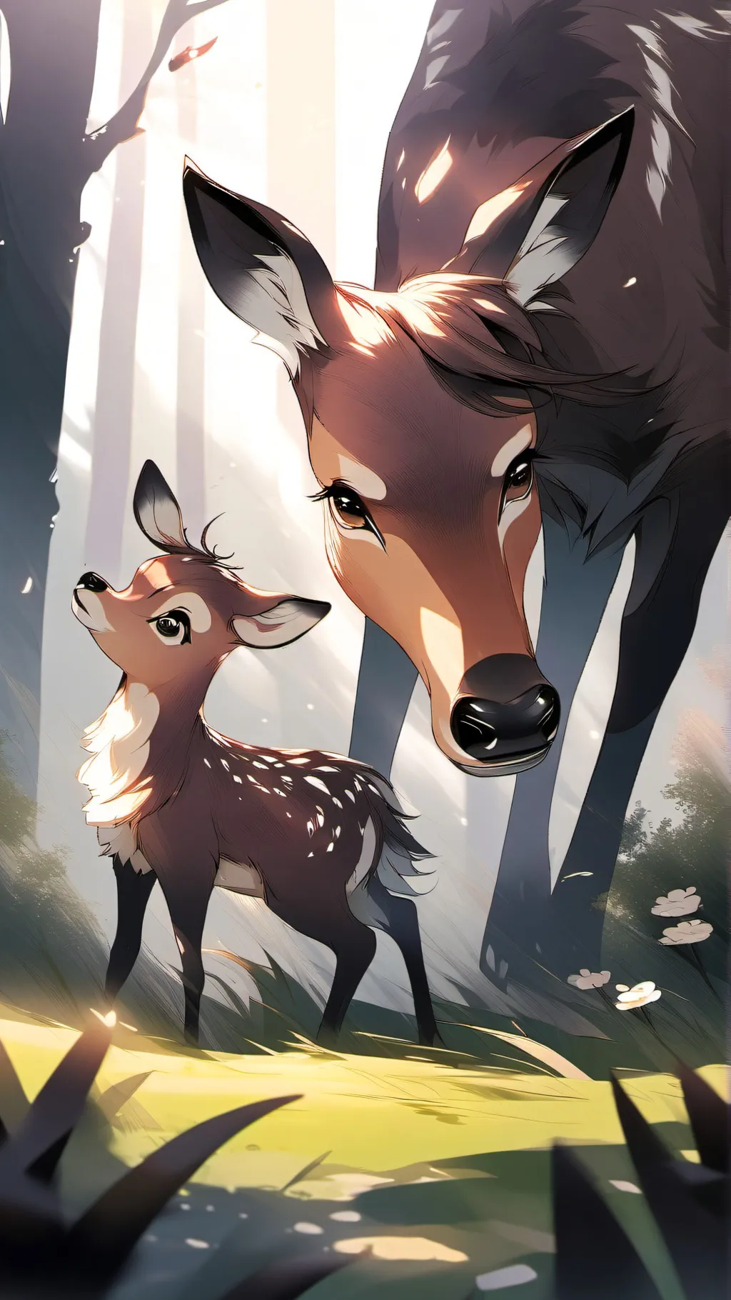 ai character: Bambi background