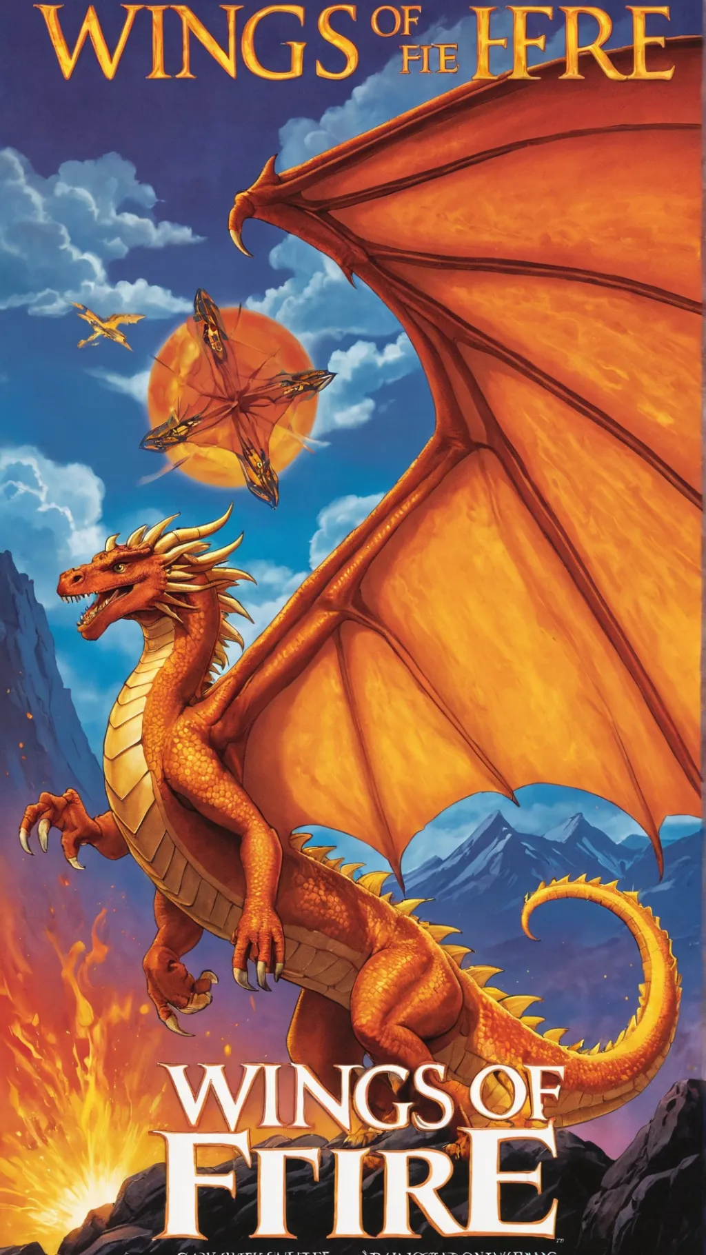ai character: Wings of fire background