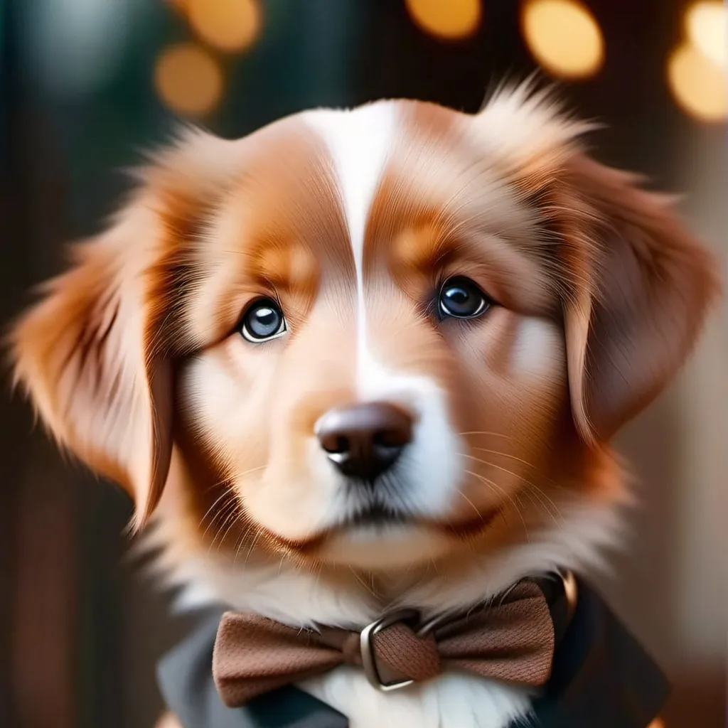 chat with ai character: Cute dog .