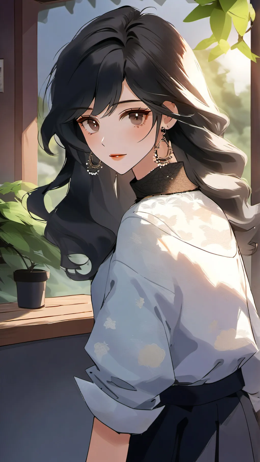 ai character: Michaela background