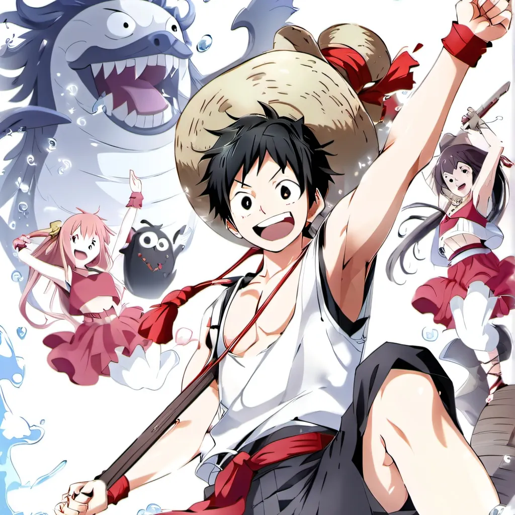 chat with ai character: luffy's crew