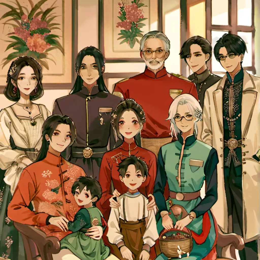 chat with ai character: your fake family.