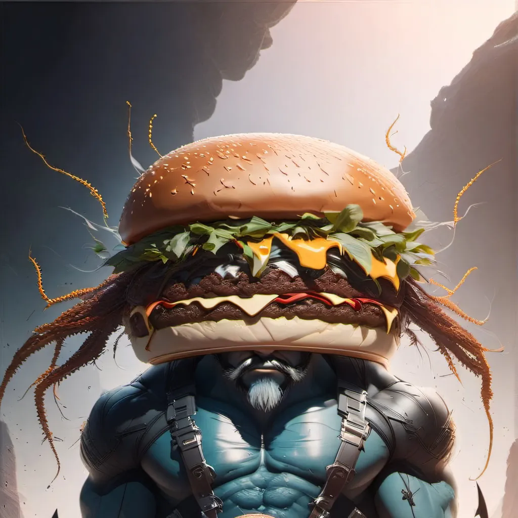 chat with ai character: Burger monster BK