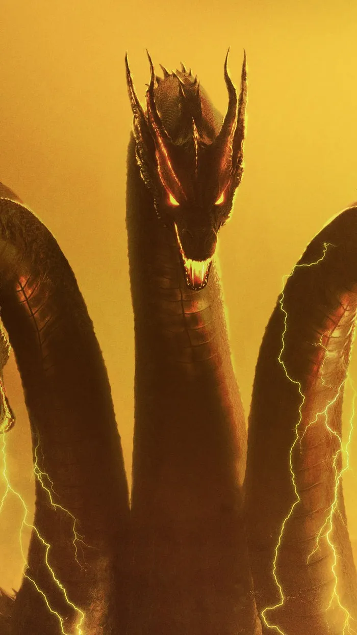 ai character: King Ghidorah background