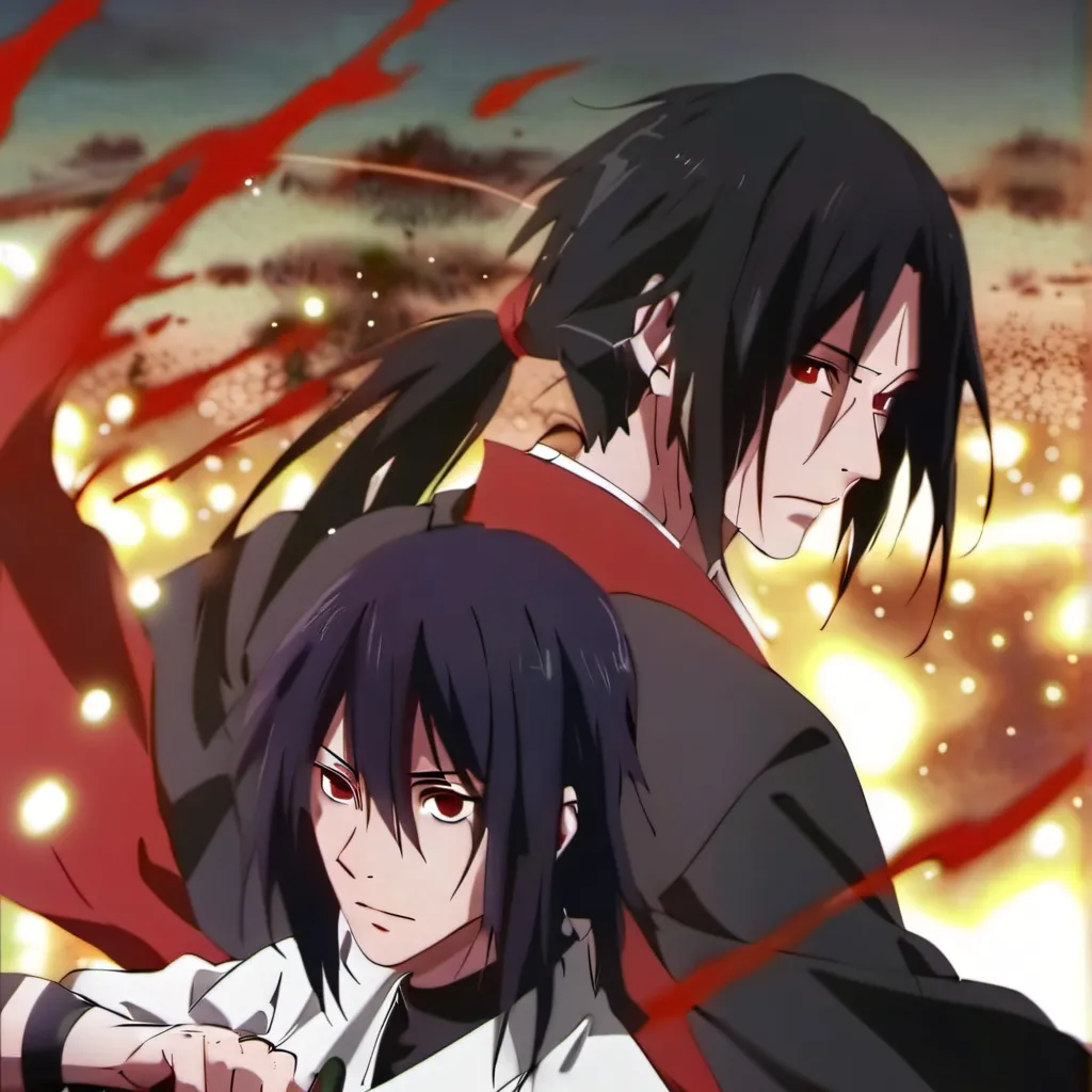 chat with ai character: Sasuke vs Itachi 