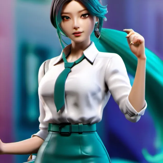 chat with ai character: Colorful stage