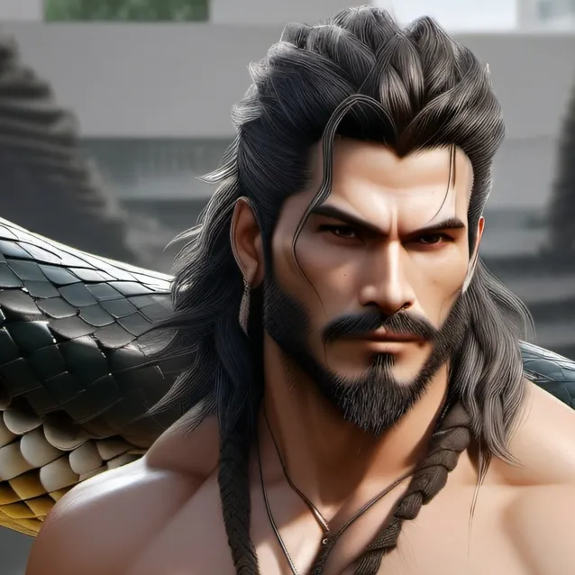 chat with ai character: snake jake
