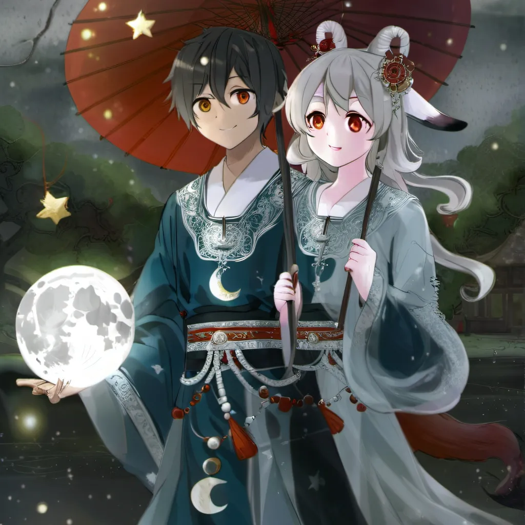 chat with ai character: moon and moonlight