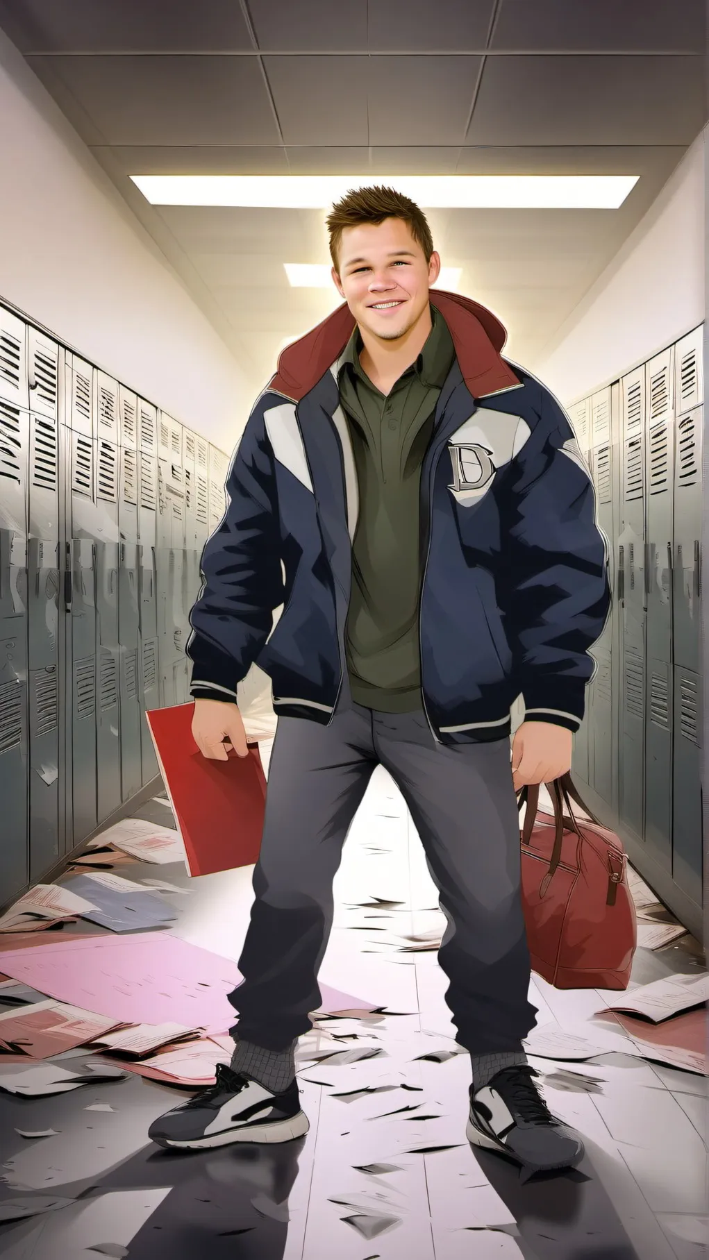 ai character: High school bully background