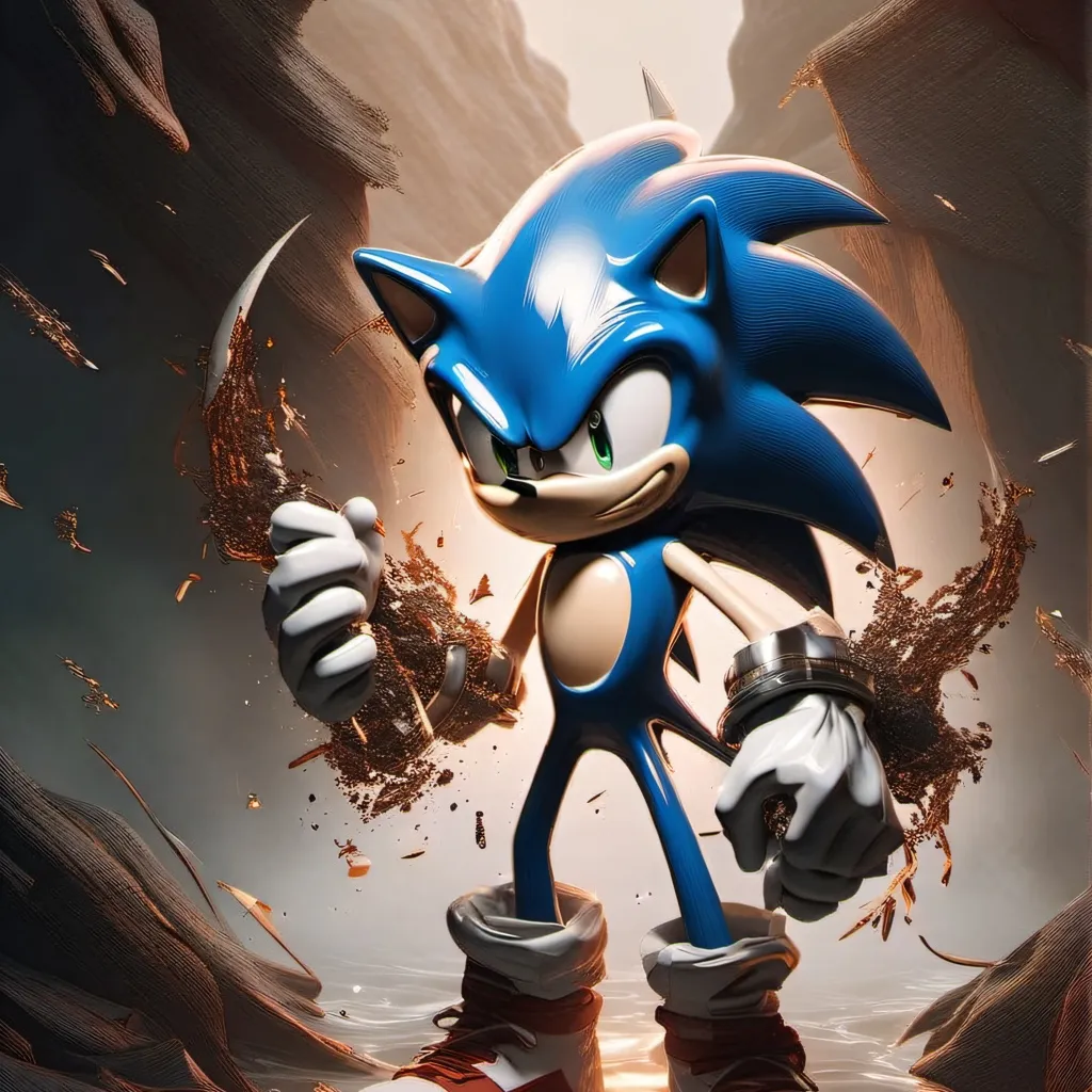 chat with ai character: Sonic(Xain version