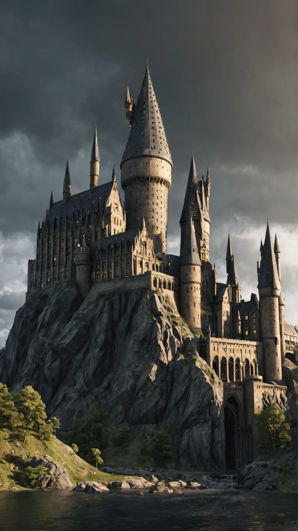 ai character: Hogwarts 🏰 background