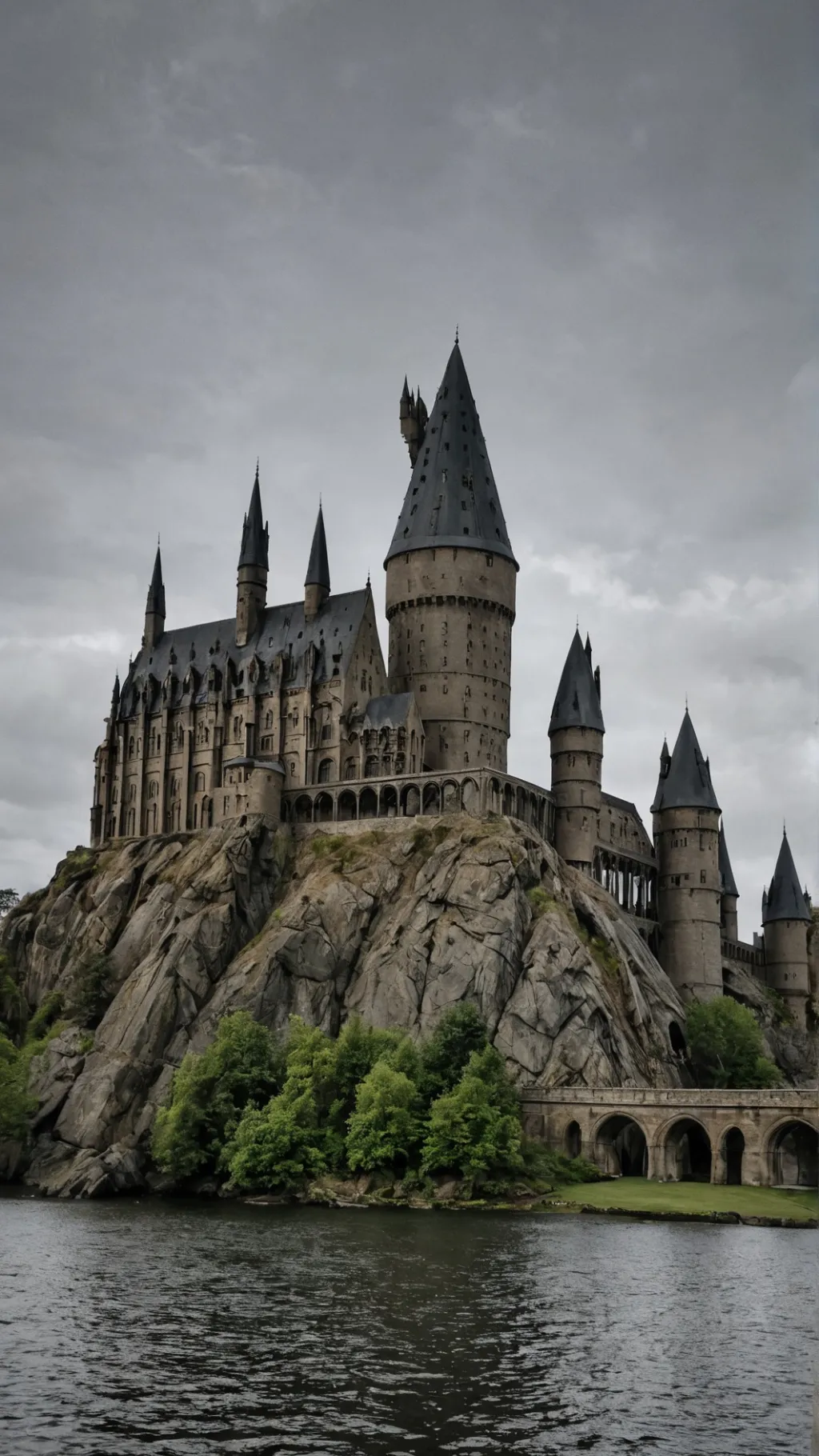 ai character: Hogwarts  background