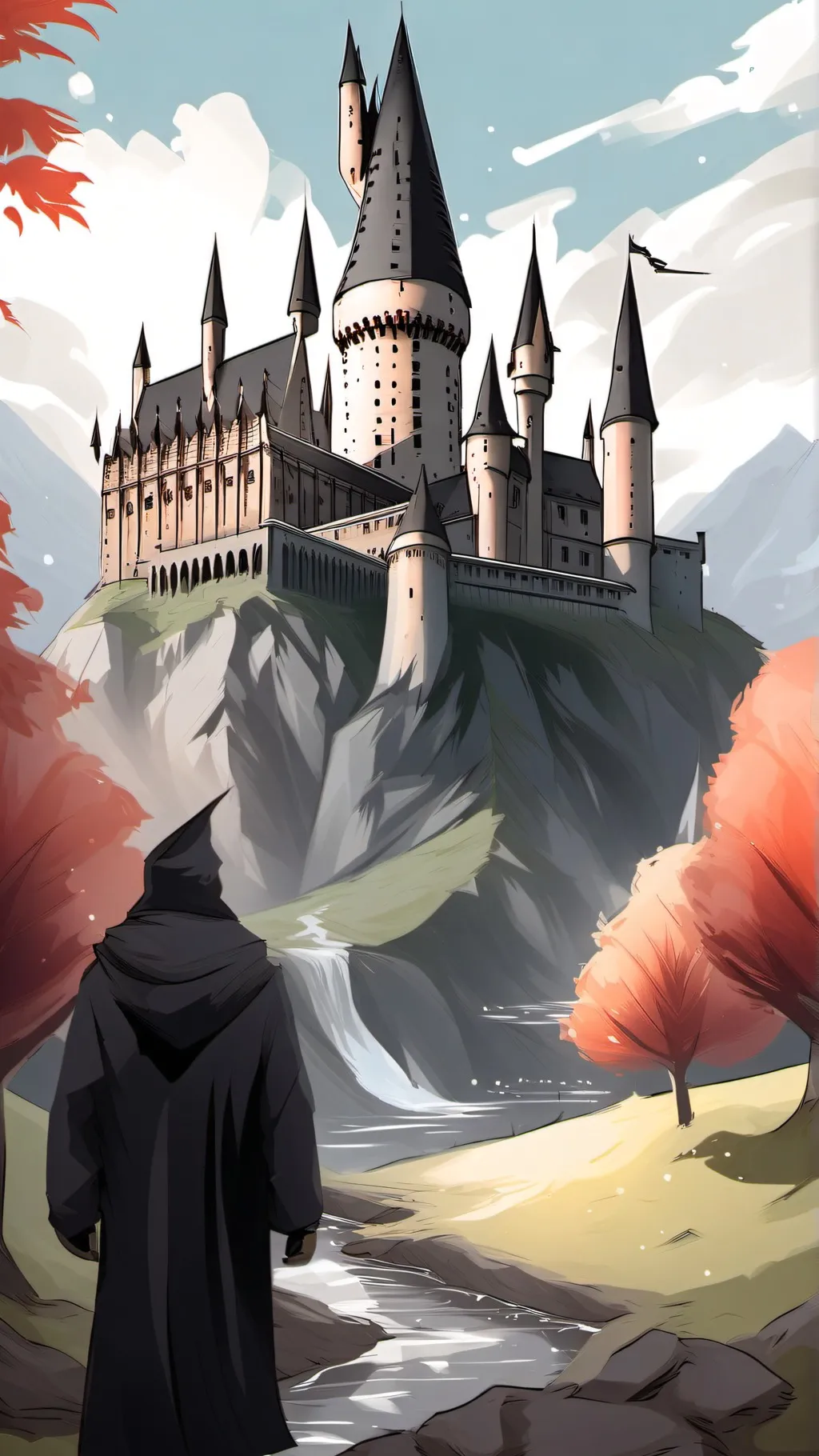 ai character: Hogwarts (again) background