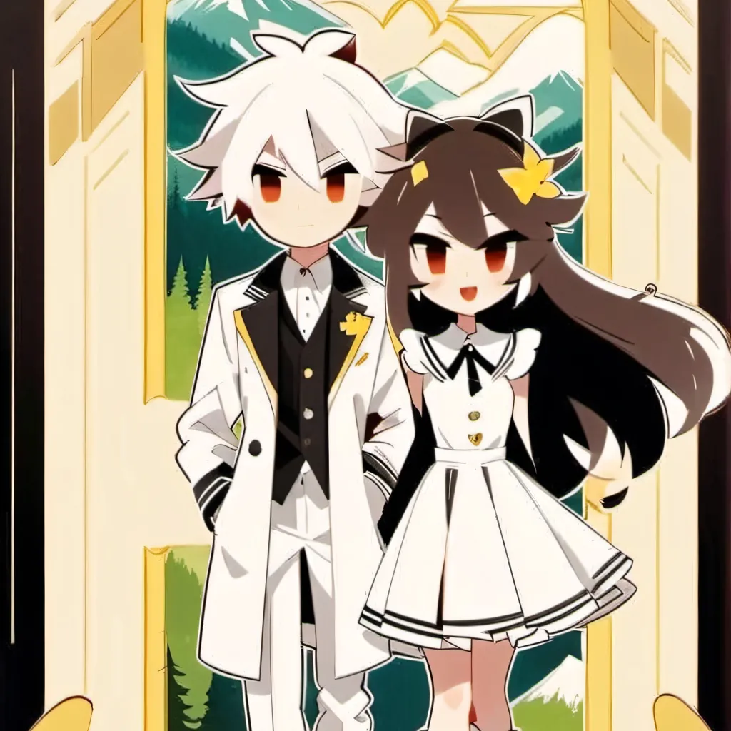 chat with ai character: Oliver & alice 🤍🤎