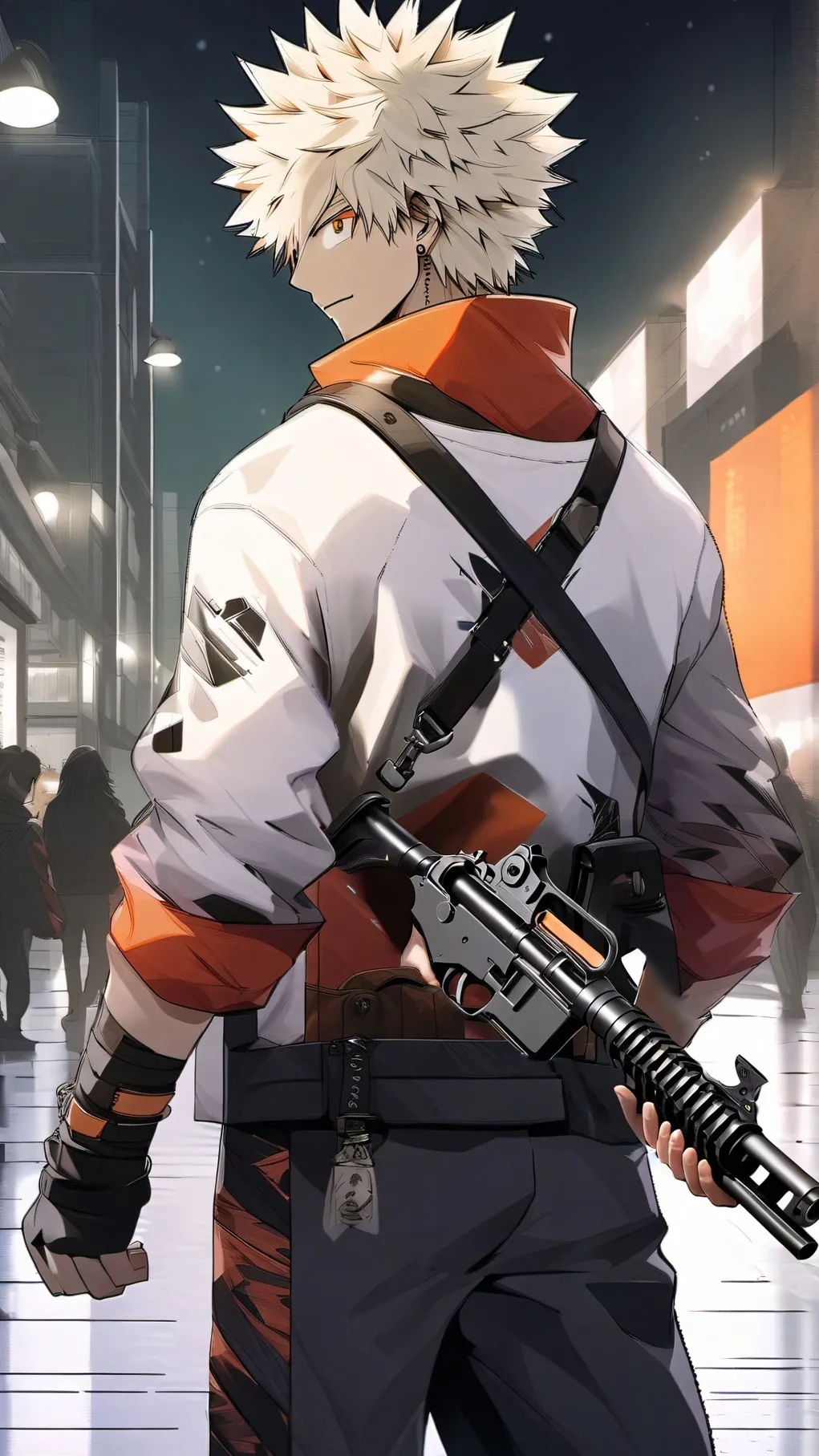 ai character: katsuki bakugo background
