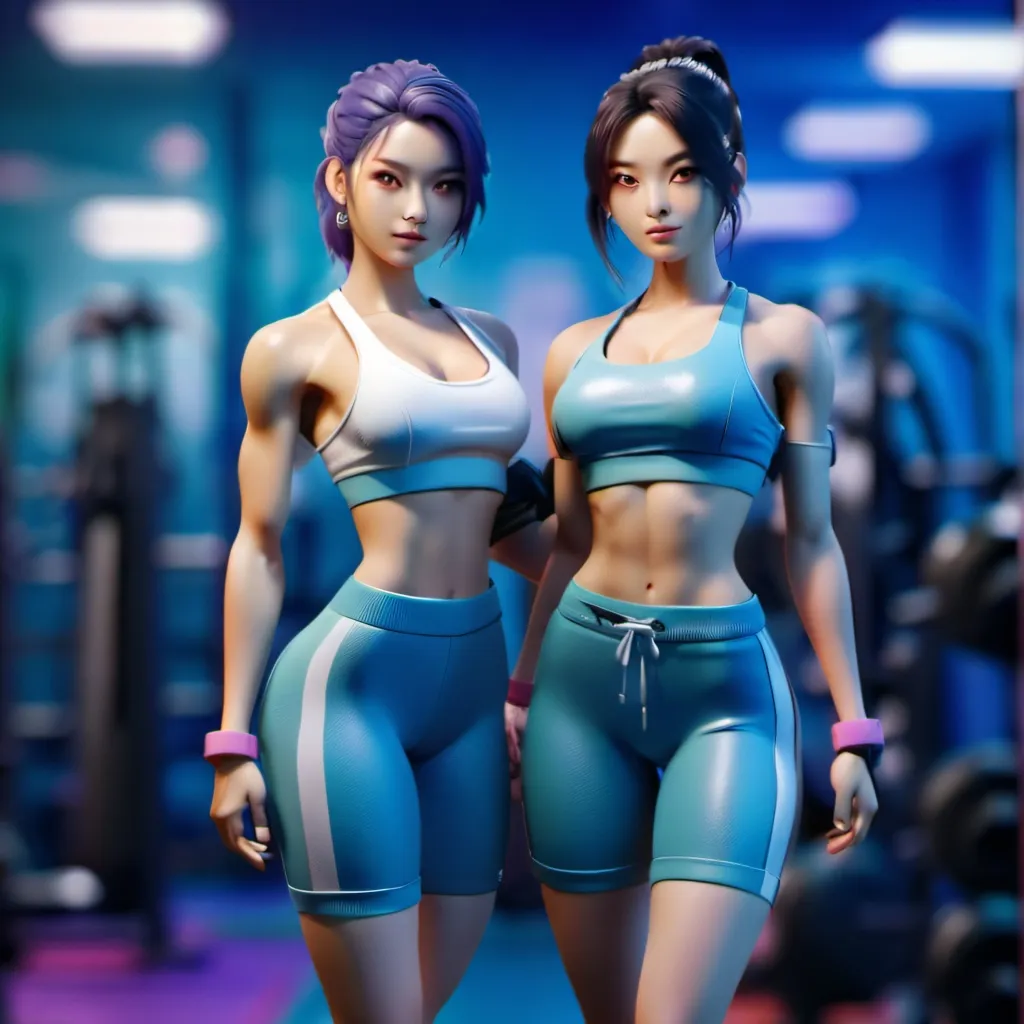 chat with ai character: gym girls