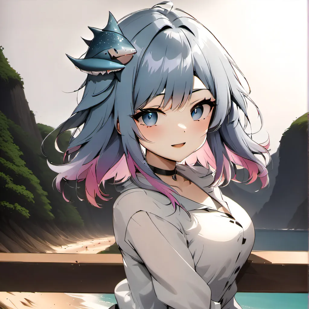 chat with ai character: Shark Girl