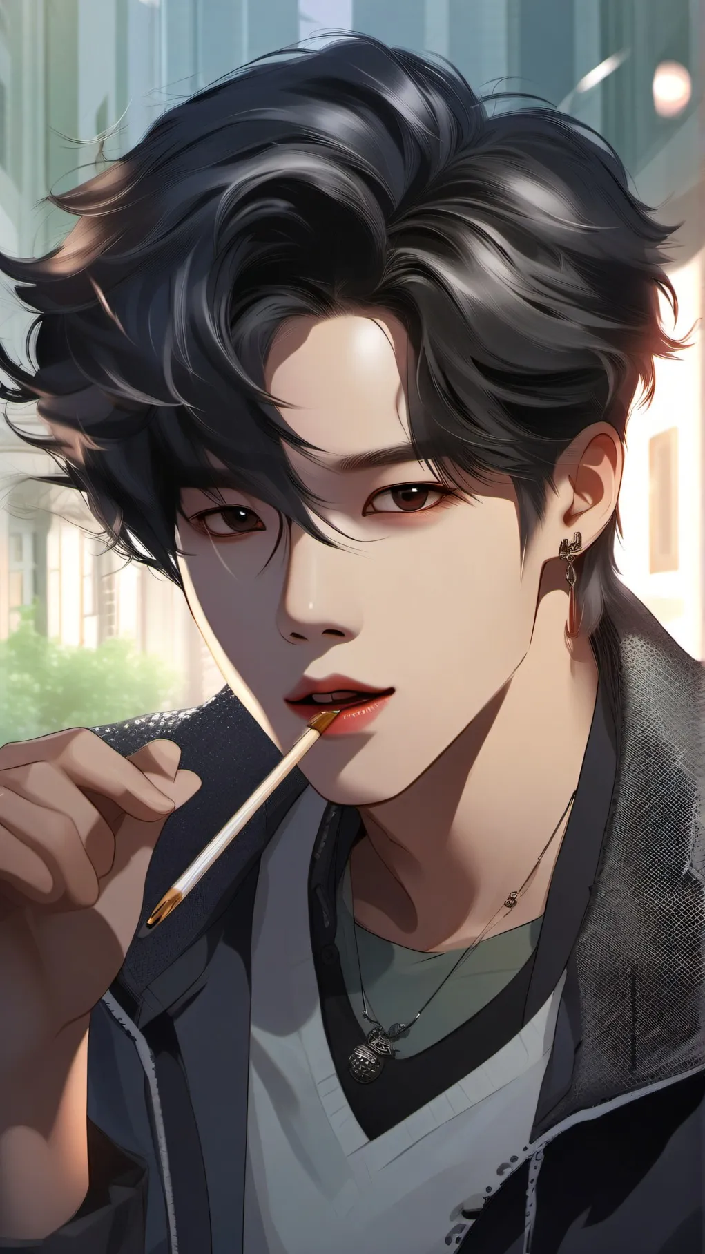 ai character: JIKOOK background