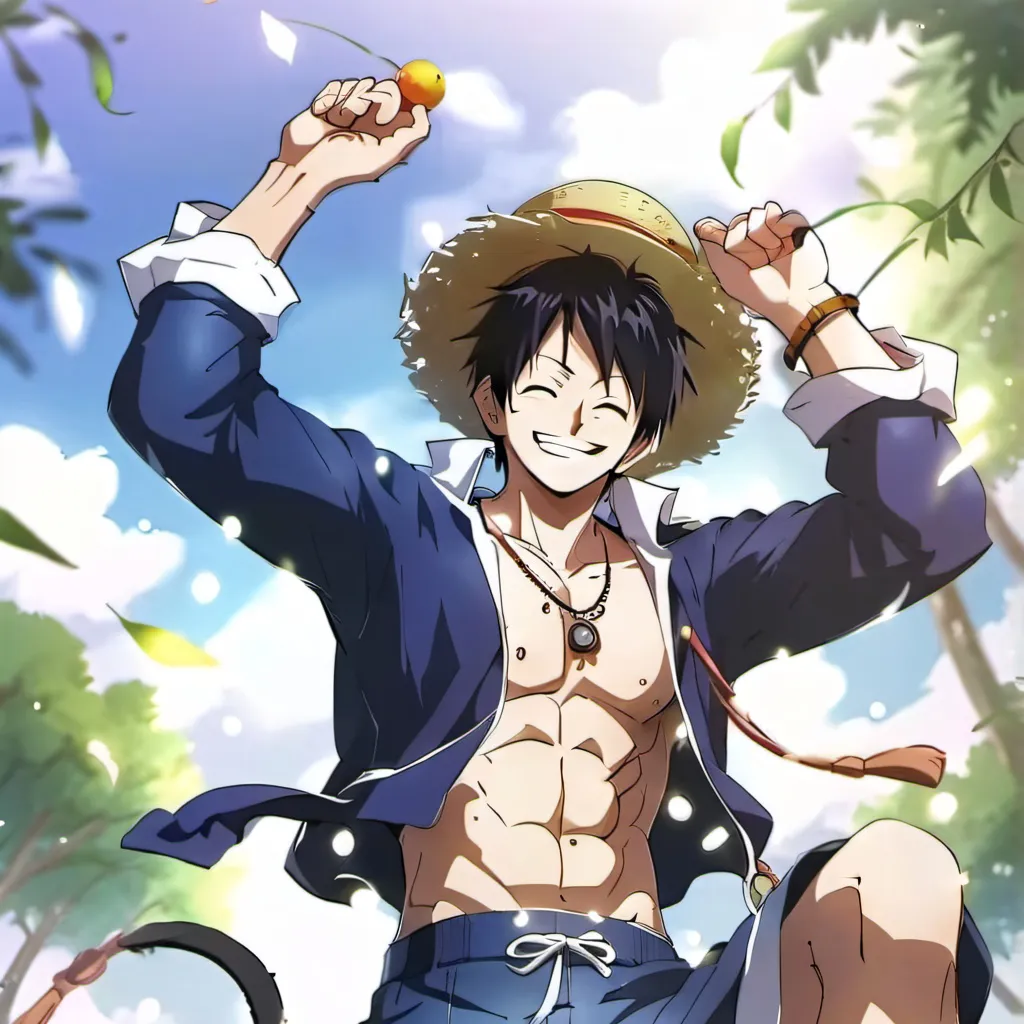 chat with ai character: Luffy (east blue)